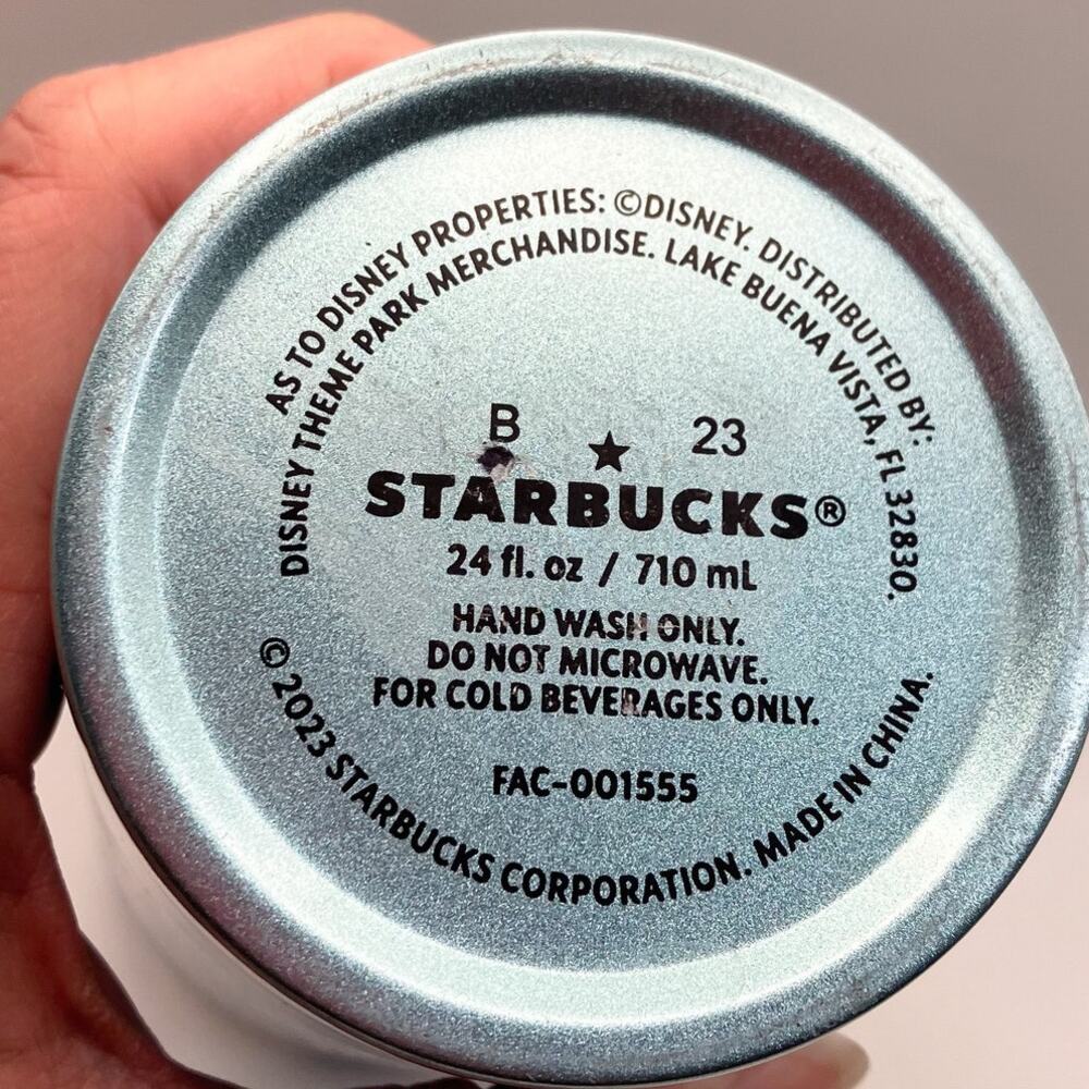 Disney Magic Kingdom‎ Starbucks Mickey Stainless Steel Tumbler w Straw - Picture 6 of 6